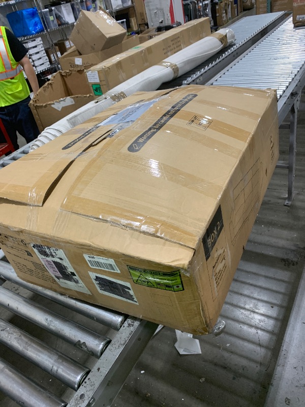 Photo 1 of CUSHIONS ONLY --------------------------------------------------------------------------------------------Marsail Modern 89 Inch Linen Fabric Sofa, 3-Seater Couch with Wide Armrests, Deep Cushions & Removable Washable Covers, Comfortable Living Room Furni