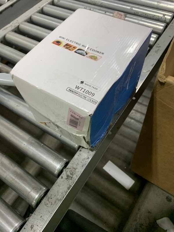 Photo 1 of 1.0L Mini Rice Cooker,WHITE TIGER Portable Travel Steamer Small,15 Minutes Fast Cooking, Removable Non-stick Pot, Keep Warm, Suitable For 1-2 People - For Cooking Soup, Rice, Stews & Oatmeal