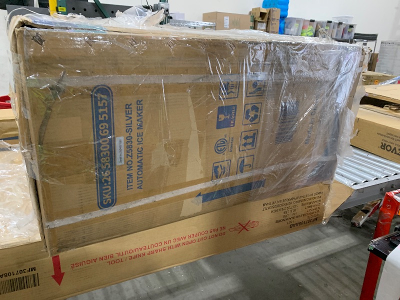 Photo 1 of *DAMAGED, SEE NOTES** Electactic Nugget Ice Maker Machine, Under Counter Ice Machine,Stainless Steel Built-in Freestanding Ice Maker,66Lbs/Day,LCD Panel/Self-Clean/24H Timer,for Home Kitchen Office Bar Party