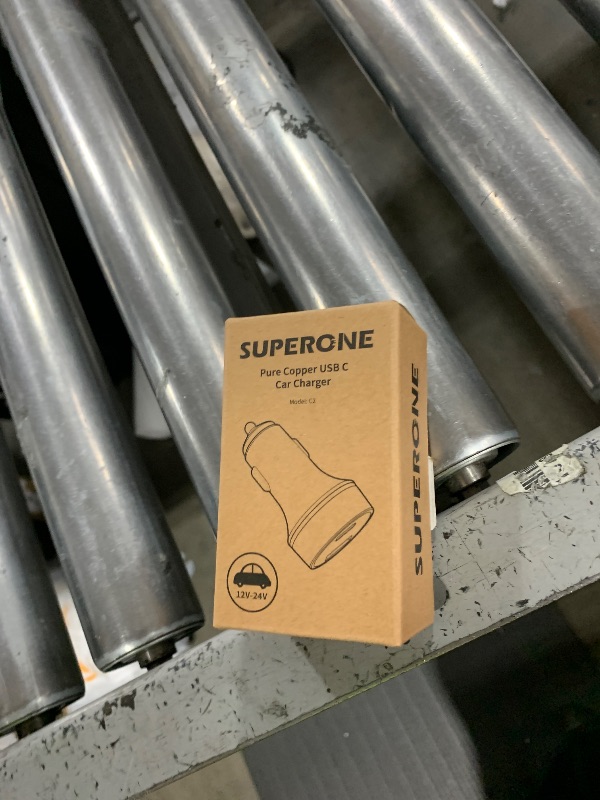 Photo 1 of [Pure Copper] USB C Car Charger, SUPERONE 45W Dual USB Car Charger Adapter with 27W/20W PD Port, Fast QC3.0 LED Voltmeter for iPhone 15 14 13 Max/Pro/Plus/Mini, Pixel 7/6/5, Samsung S22/21 More