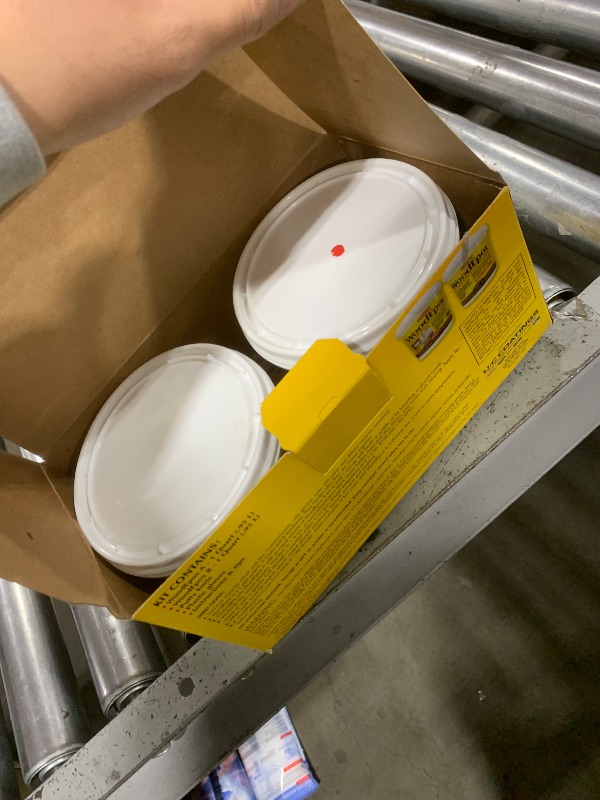 Photo 1 of Abatron WoodEpox Kit - 2 Quart - 2-Part Structural Epoxy Adhesive Filler - Wood Filler Putty