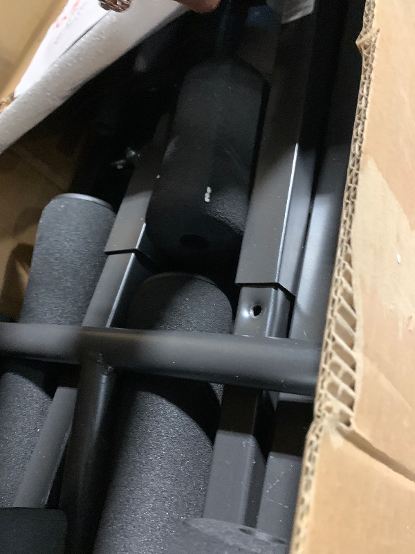 Photo 1 of **AS IS, FINAL SALE** Sunny Health & Fitness Adjustable Stretch and Decompression Table - 400 LB Weight Capacity – Helps with Lumbar Stretching, Lower Back Pain Relief, Posture Correction, Rehab - SF-BH624089