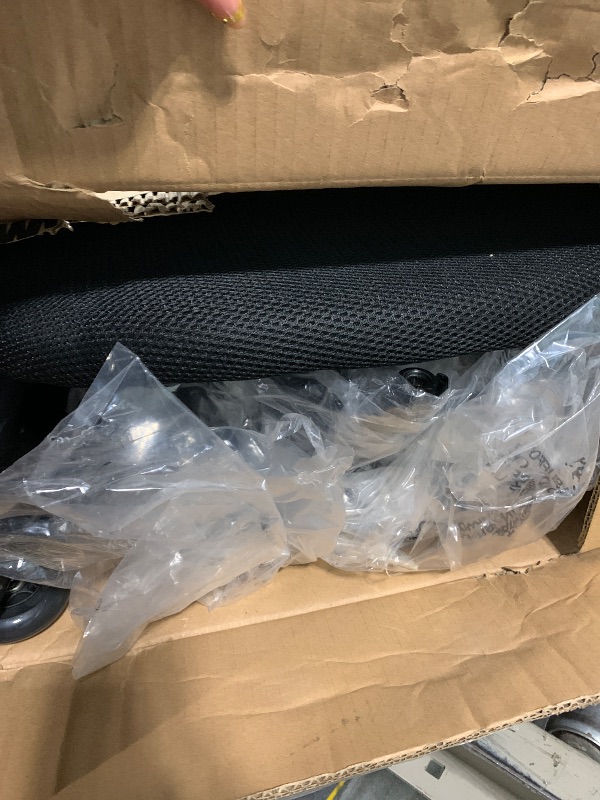Photo 1 of **MISSING HARDWARE**
FDW Ergonomic Office Chair Home Desk Chair Task Mesh Computer Chair Gaming with Back Lumbar Support Armrest Modern Swivel Modern Adjustable Rolling Executive Mesh Chair for Women Men (Black)