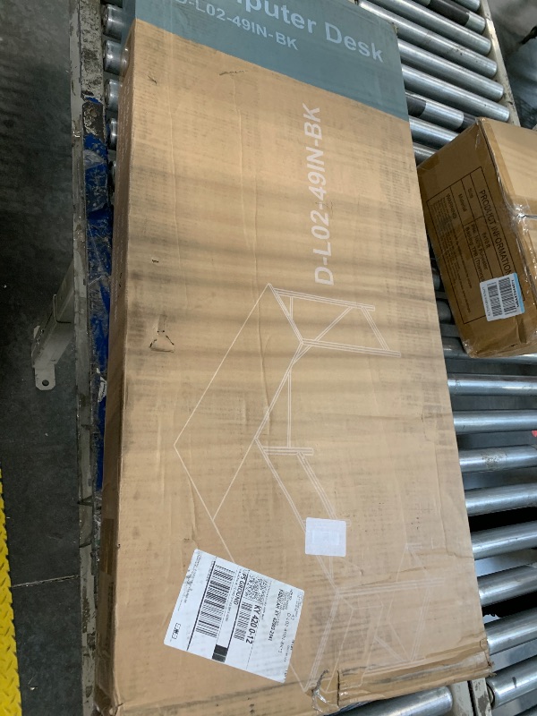 Photo 1 of ** SIMILAR** DUMOS L Shaped Desk, Gaming Computer Desks Corner Office Table with CPU Shelf for Home Study Writing Work Station 50 Inch, Grey