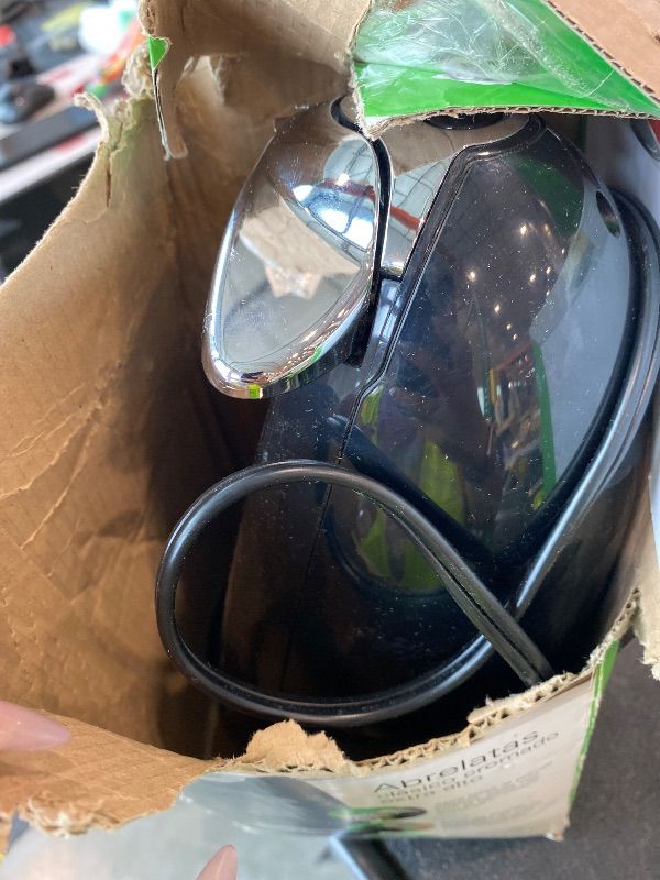 Photo 1 of **UNTESTED**
Hamilton Beach Electric Automatic Can Opener with Auto Shutoff, Knife Sharpener, Cord Storage, and SureCut Patented Technology, Extra Tall, Black