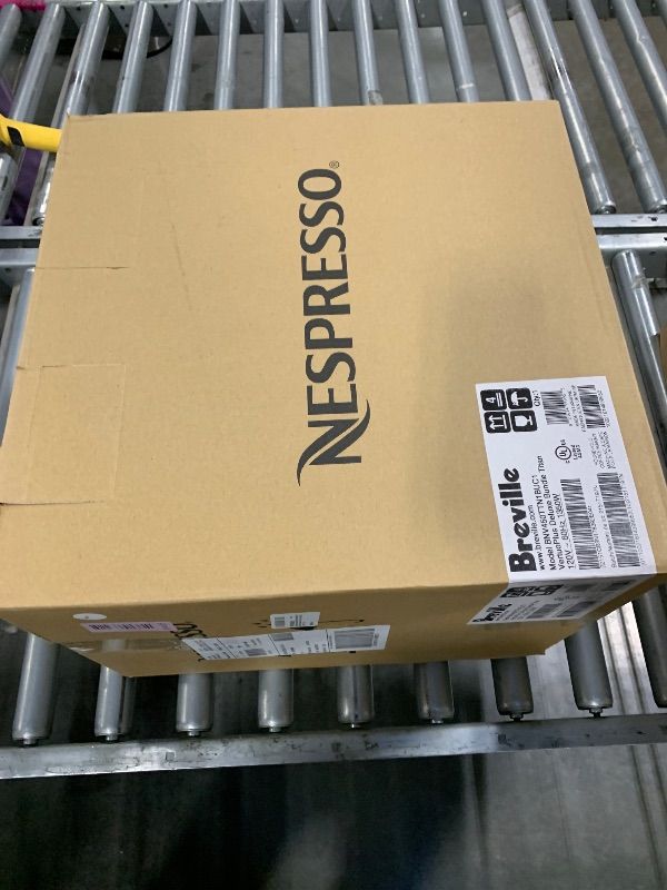 Photo 1 of ** FACTORY SEALED***Nespresso Vertuo Plus Deluxe Coffee and Espresso Maker by Breville, Titan with Aeroccino Milk Frother