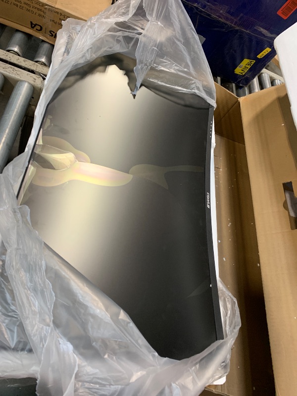 Photo 1 of ***MAJOR DAMAGE***ONLY FOR PARTS***SANSUI 32 Inch Curved 240Hz Gaming Monitor High Refresh Rate, FHD 1080P Gaming PC Monitor HDMI DP1.4, Curved 1500R, 1Ms MPRT, HDR,Metal Stand,VESA Compatible(DP Cable Incl.)