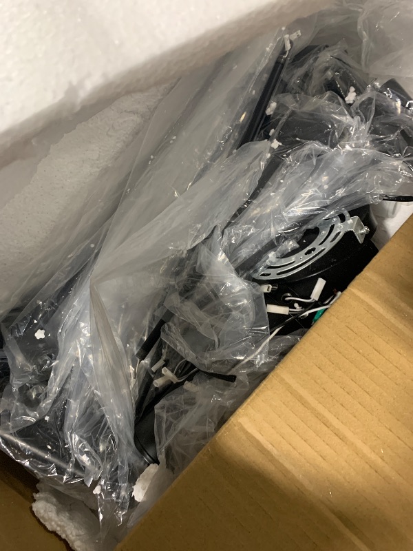 Photo 1 of **UNTESTED**
KELUOLY Black Farmhouse Chandelier 40-Light, Large Modern Candle Industrial Round Chandeliers, 39.3" Dining Room Lighting Fixtures Hanging, Metal Pendant Light for Living Room, Foyer, Bedroom,G9 Base