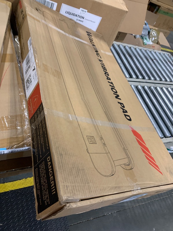 Photo 1 of **AS IS, FINAL SALE** Walking Pad Treadmill with APP, 3 in 1 Under Desk Treadmills, 2.5HP Low Noise Walking Vibration Pad with Remote Control,Portable Treadmill for Home Office, Red