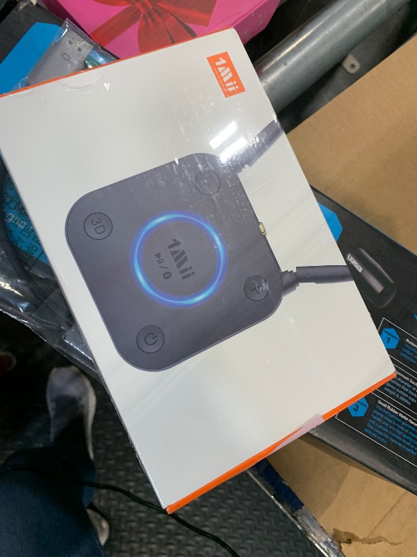 Photo 1 of ** FACTORY SEALED *** [Upgraded] 1Mii B06Pro Long Range Bluetooth Receiver, HiFi Wireless Audio Adapter, Bluetooth 5.3 Receiver with 3D Surround aptX HD Low Latency Optical RCA AUX 3.5mm Coaxial for Home Stereo System