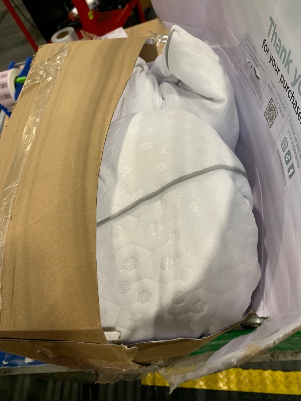 Photo 1 of ?AllerEase Platinum 2-in-1 Adjustable Pillow, CleanBoost Allergen Barrier, Extra Fill, Standard/Queen - 2 Pack