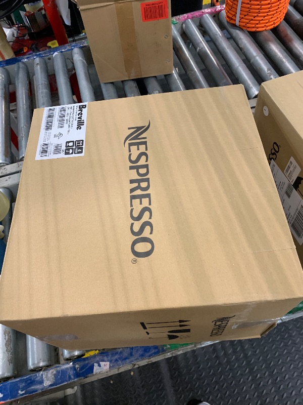 Photo 1 of ** FACTORY SEALED *** Nespresso Vertuo Plus Deluxe Coffee and Espresso Maker by Breville, Titan with Aeroccino Milk Frother