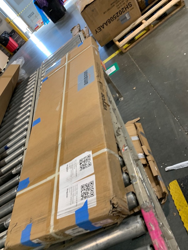 Photo 1 of *MISSING PARTS - see clerk notes*
VEVOR Storage Shelving Unit, 5-Tier Adjustable, 2000 lbs Capacity, Heavy Duty Garage Shelves Metal Organizer Utility Rack, Black, 48" L x 18" W x 72" H for Kitchen Pantry Basement Bathroom Laundry
