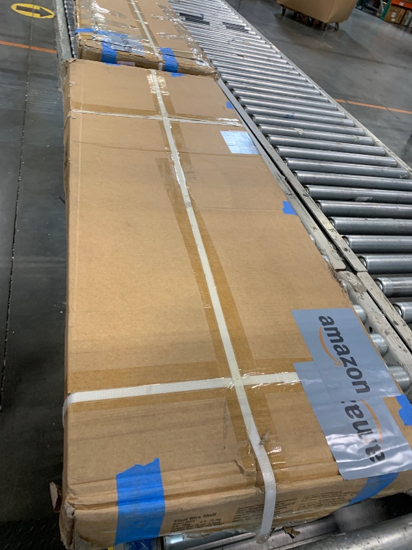 Photo 1 of *MISSING PARTS - see clerk notes*
VEVOR Storage Shelving Unit, 5-Tier Adjustable, 2000 lbs Capacity, Heavy Duty Garage Shelves Metal Organizer Utility Rack, Black, 48" L x 18" W x 72" H for Kitchen Pantry Basement Bathroom Laundry