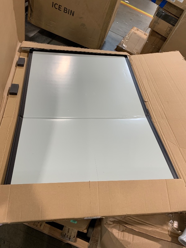 Photo 1 of ***BENT****maxtek Combination Board, 36 x 24 Magnetic Whiteboard & Cork Board, Dry Erase Board Bulletin Combo Board for Home Office Classroom, 3' x 2' Wall Mounted Memo Message Board