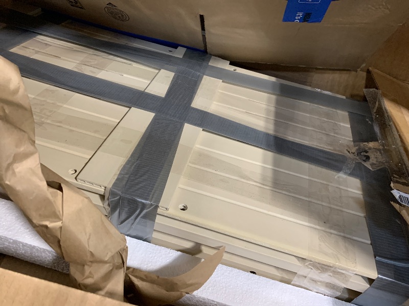Photo 1 of ** MISSING PARTS / NO RETURN / UNTESTED *** New Age Pet ECOFLEX 36" Wide Medium Reptile Habitat, Mojave Lounge for Snakes, Tortoises & Lizards in Maple, Black & Grey, Easy Assembly, Sliding Glass Doors & Mesh Top
