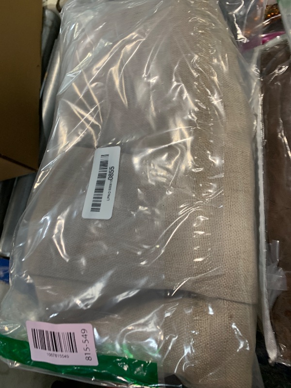 View 2 of ** ONLY 1**
MIULEE Taupe Linen Curtains 84 Inch Length for Bedroom Living Room, Soft Thick Linen Textured Window Drapes Semi Sheer Light Filtering Back Tab Rod Pocket Burlap Look Farmhouse Country Decor, 2 Panels