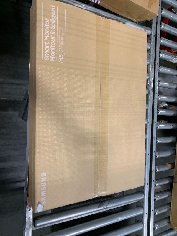 Photo 1 of ***Missing Hardware***Samsung 27-Inch M5 (M50F) Series FHD Smart Monitor with Streaming TV, Speakers, HDR10, Gaming Hub, Multiple Ports, Workout Tracker, Vision Accessibility Tools, White, LS27FM503ENXZA