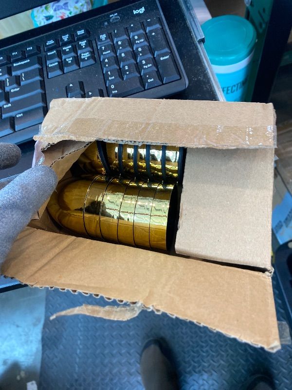 Photo 1 of 12 Pack 3.15" Large Golden Easter Eggs Empty, Shiny Metallic Plastic Easter Eggs Fillable Surprise Gold Eggs for Easter Basket Stuffers Fillers Easter eggs Hunt Party Favor Classroom Prizes Supplies
