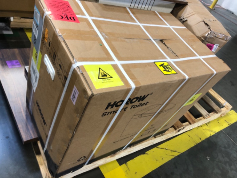 Photo 1 of ***FACTORY SEALED***
HOROW T38 Artistic Smart Toilet, Bidet Toilet with Powerful Flush, Auto Open/Close Lid, Instant Warm Water, Elongated Heated Seat, Dryer, Night Light, Deodorization