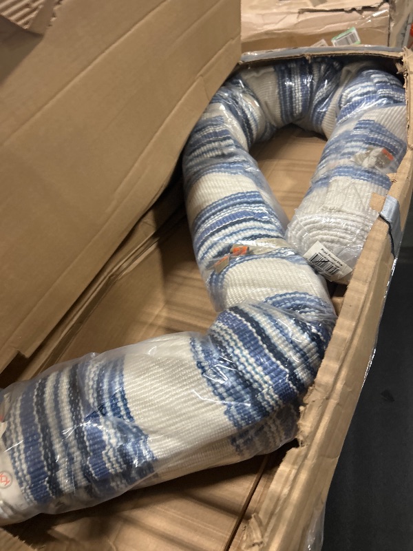 Photo 1 of ****SIMILAR ITEM***
Lansny Abstract Runner Rug 2x6, Blue Washable Hallway Runner Rug Non-Slip, Soft Printed Kitchen Runner, Thin Faux Wool Runners for Hallways, Modern Floor Carpet for Entryway Bedroom Hall Indoor