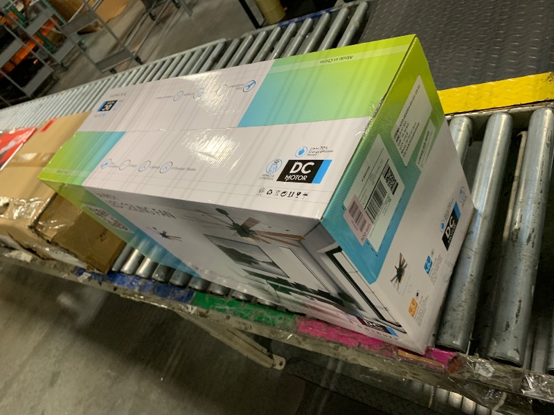 Photo 1 of ***FACTORY SEALED***
Sofucor Ceiling Fans with Lights and Remote, 66 Inch Modern Ceiling Fans for Bedroom Living Room, Low Profile Outdoor Ceiling Fans for Patios, Dimmable LED Chandelier, Reversible Blades, ETL