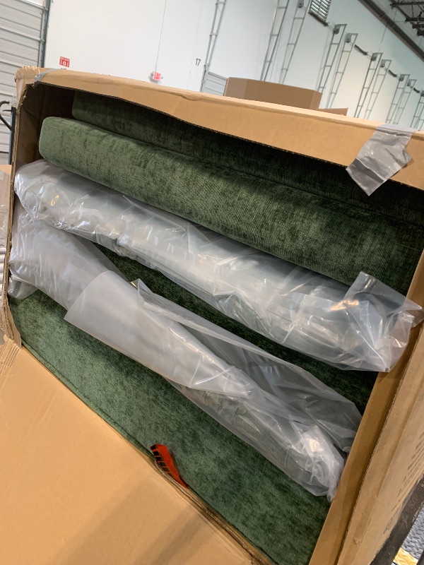 Photo 1 of ***JUST ONE BOX*** Marsail Pull Out Sofa Bed, Green