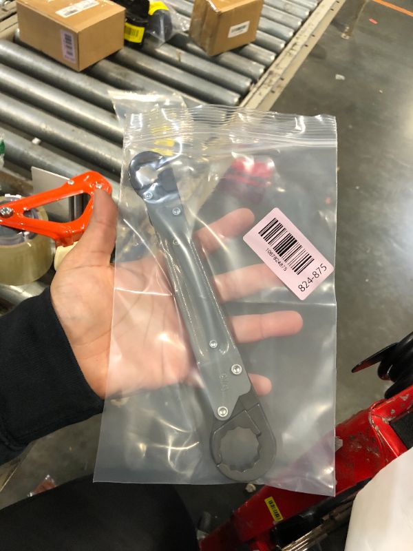 Photo 1 of ****A piece is missing.*****   Holdly Plumbing Tools Angle Stop Wrench Kit – Adjustable Wrench Professional Plumber Tools for Installing New Compression Angle Stops and Removing Compression Rings-Silver Tool Kit