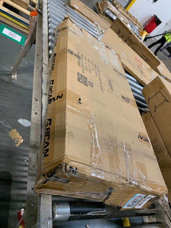 Photo 1 of **SOLD FOR PARTS**BCAN 40/48" Foldable Mini Trampoline Max Load 330lbs/440lbs, Fitness Rebounder with Adjustable Foam Handle, Exercise Trampoline for Adults Indoor/Garden Workout, Blue