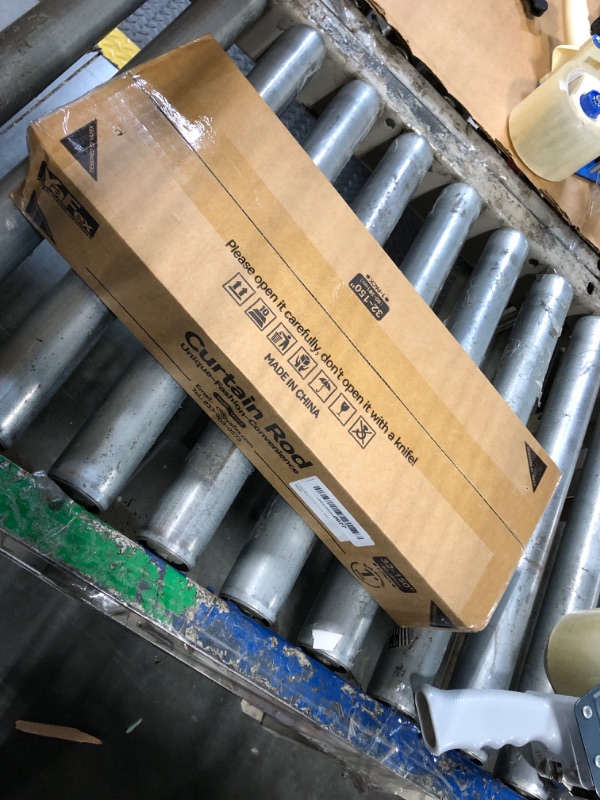 Photo 1 of *MISSING PARTS - see clerk notes*
YaFex Heavy Duty Curtain Rods 32-150 Inch, 1 Inch Adjustable Black Curtain Rod for Windows, Extra Long Window Treatment Rods with Aluminium Finials, Easy Installation