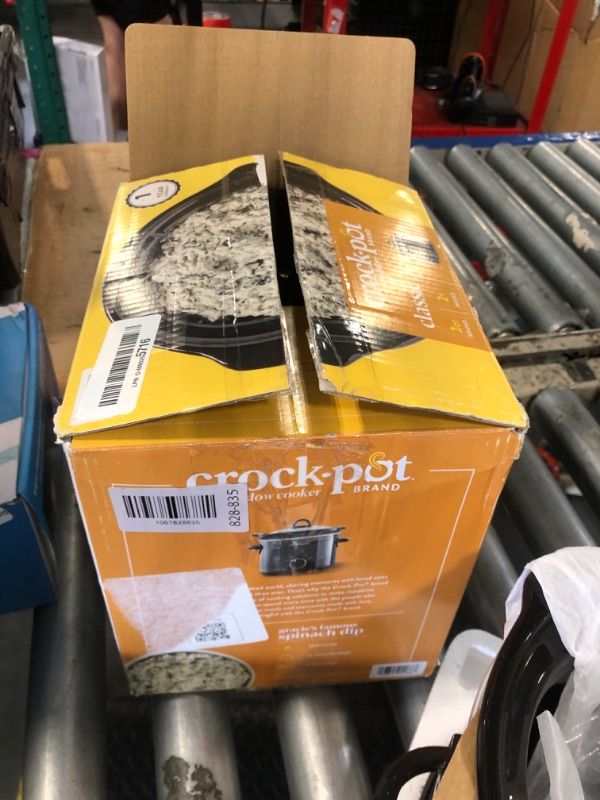 Photo 1 of ** sold as is no refund/return** see comments
Crock-Pot 2-Quart Manual Slow Cooker, Feeds 2+ People, Great for Small Meals, Dips, & Sides; Removable Stoneware is Oven & Dishwasher Safe, Black