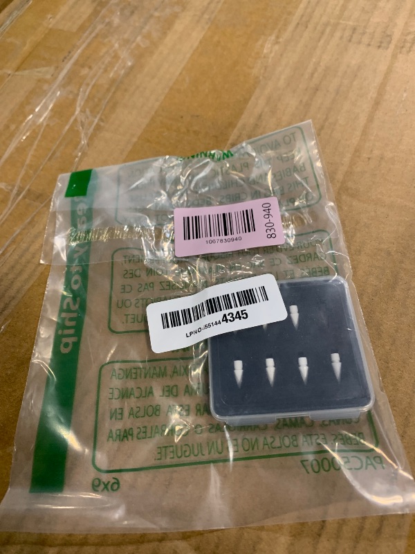 Photo 1 of (4 Pack) Replacement Tips for Apple Pencil 2nd Generation and Pencil 1st Generation,Inesore Upgraded Apple Pencil Tips Accessories Compatible with Apple Pencil 2 Generation iPad Pro Pencil Nib