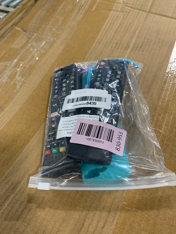 Photo 1 of (2+2 Packs) Replacement Remote Control No Setup Fit LG TV Remote with Anti-Lost Soft Protective Silicone Cover Case Blue & Purple, Universal for LG All Smart LCD LED HDTV UHD OLED 3D 4K TVs