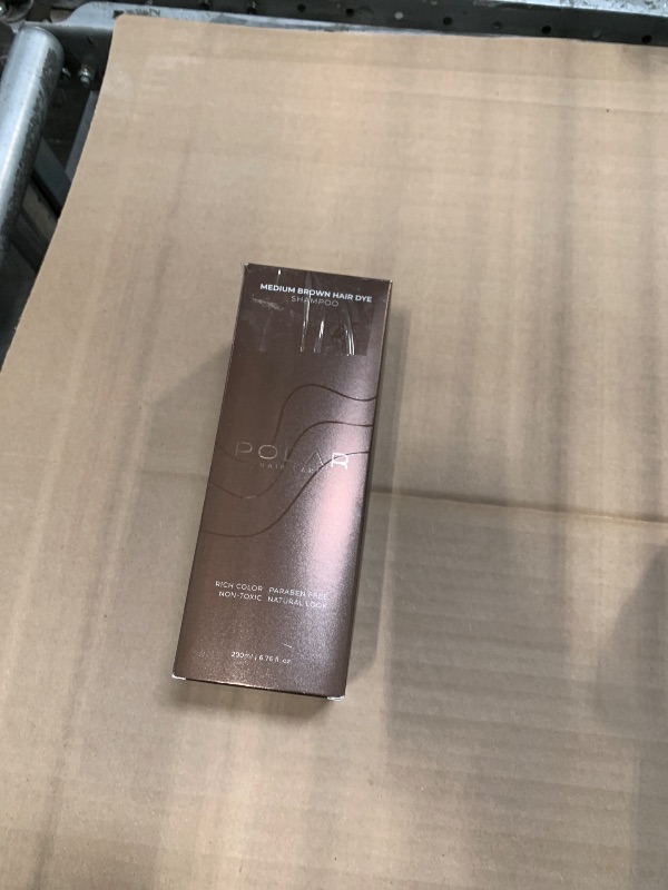 Photo 1 of *UNTESTED*
Polar Haircare - Medium Brown Hair Color Shampoo Hair Dye Shampoo for Women & Men - Natural Semi Permanent Medium Brown Dye for Gray Coverage, Fast Acting Vegan Coverage - Instant Results 6.76 Fl Oz