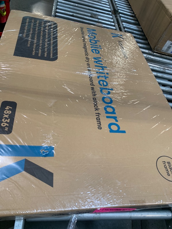 Photo 1 of ***FACTORY SEALED*** ***NEW***

Rolling Dry Erase Board 48 x 36 - Large Portable Magnetic Whiteboard with Stand - Double Sided Easel Style Whiteboard with Wheels - Mobile Standing White Board for Office, Classroom & Home
