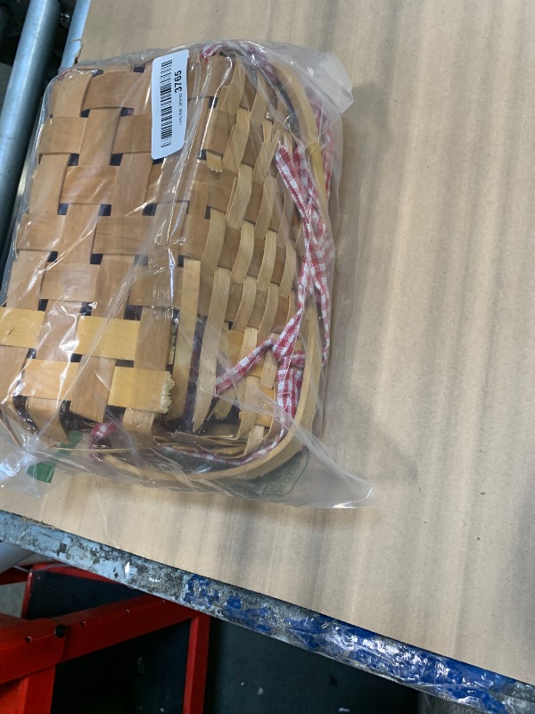 Photo 1 of ****Hood Missing***Halloween Costume Set Include Red Hood Cape and Wood Picnic Basket for Women Halloween Party Cosplay