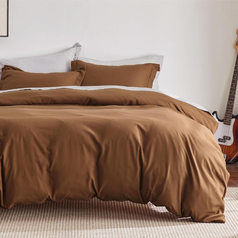 Photo 1 of ***SIMILAR***

Bedsure Duvet Cover King Size - Soft Double Brushed Bedding Set for Kids & Adults, Zipper Closure, 3 Pieces, Includes 1 Duvet Cover (104"x90") & 2 Pillow Shams, NO Comforter, 