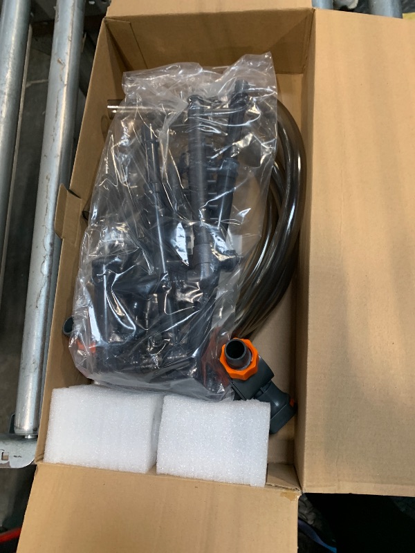 Photo 1 of *** MISSING THE SMALL BLACK AND WHITE PIECES *** VEVOR Aquarium Filter 317GPH, 4-Stage Canister Filter 75-100 Gallon, Ultra-Quiet Internal Aquarium Filter with UV Protection, Submersible Power Filter with Multiple Function for Fish Tanks, 12W