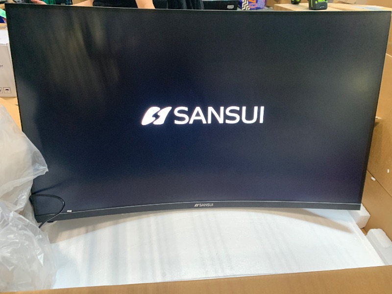 Photo 1 of SANSUI 32 Inch Curved 240Hz Gaming Monitor High Refresh Rate, FHD 1080P Gaming PC Monitor HDMI DP1.4, Curved 1500R, 1Ms MPRT, HDR,Metal Stand,VESA Compatible(DP Cable Incl.)