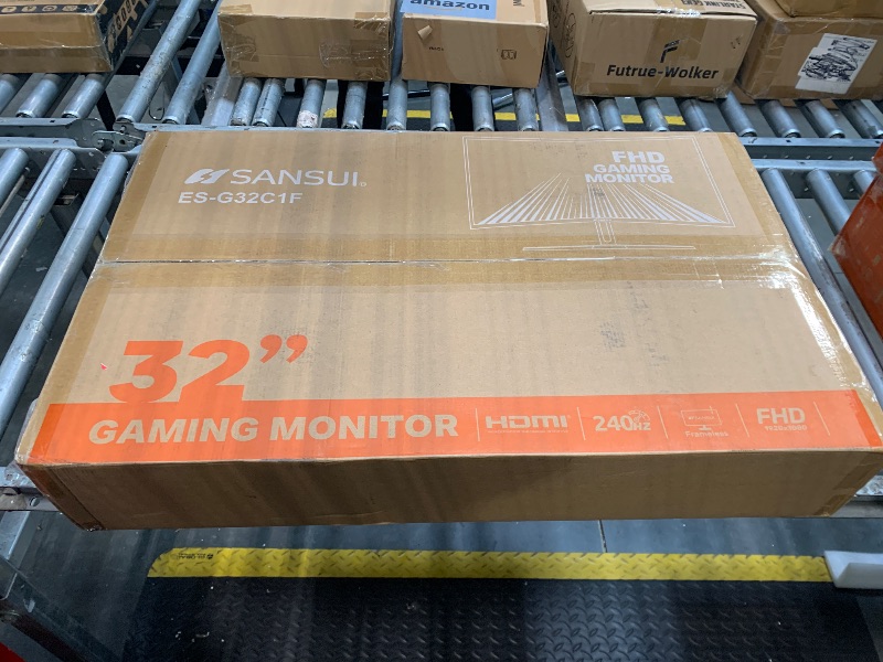 Photo 1 of SANSUI 32 Inch Curved 240Hz Gaming Monitor High Refresh Rate, FHD 1080P Gaming PC Monitor HDMI DP1.4, Curved 1500R, 1Ms MPRT, HDR,Metal Stand,VESA Compatible(DP Cable Incl.)