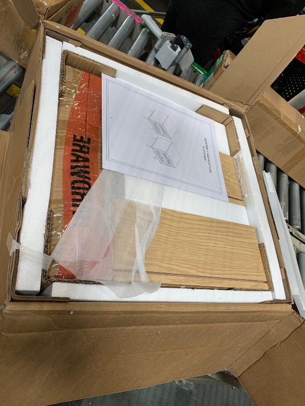 Photo 1 of *****FACTORY SEALED****
infurnic Rattan Nightstand, End Table, Nightstands Set of 2, Side Table with 2 Hand Made Rattan Decorated Drawers, Wood Night Stand Beside Table with Storage for Bedroom, Natural, 2 Pack