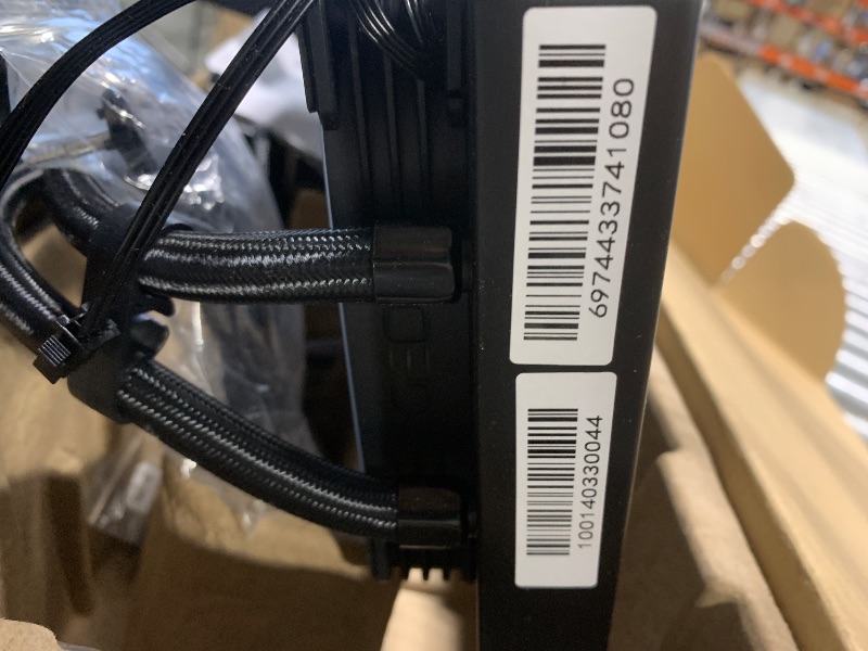 Photo 1 of ***Hardware Missing***Geometric Future Eskimo Pro - 420mm AIO CPU Liquid Water Cooler- RGB PWM Squama 2503B 140mm Fan x 3- Fit Intel® LGA 1700, AMD®AM5 - Black- (GEO-EP-42B)