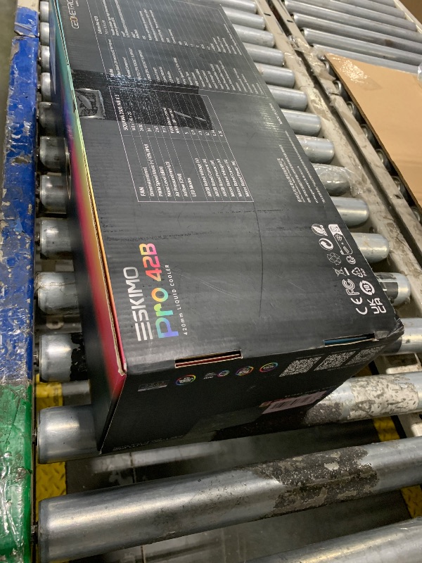 Photo 1 of ***Hardware Missing***Geometric Future Eskimo Pro - 420mm AIO CPU Liquid Water Cooler- RGB PWM Squama 2503B 140mm Fan x 3- Fit Intel® LGA 1700, AMD®AM5 - Black- (GEO-EP-42B)