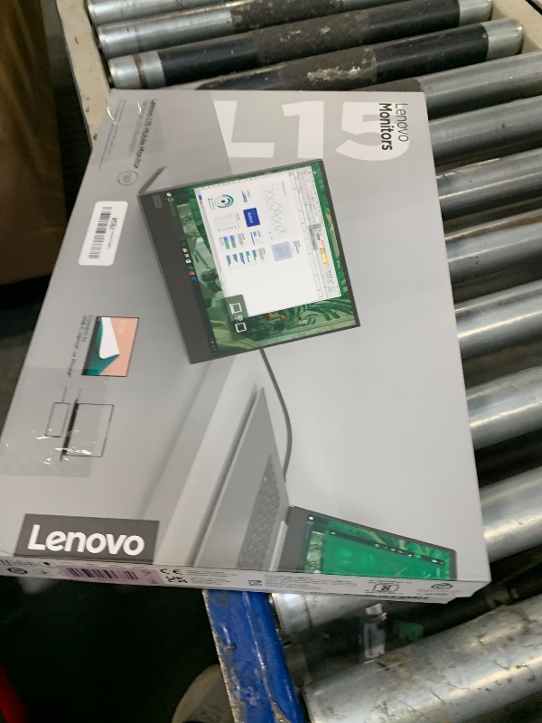 Photo 1 of *FOR PARTS ONLY*
Lenovo L15 Portable Monitor, 15.6” Display, Full HD Resolution, IPS Panel, 250 nits Brightness, 60Hz Refresh Rate, USB-C Ports, Height-Adjustable Stand, Flicker-Free Technology, Grey
