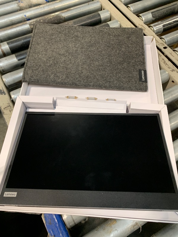 Photo 1 of *FOR PARTS ONLY*
Lenovo L15 Portable Monitor, 15.6” Display, Full HD Resolution, IPS Panel, 250 nits Brightness, 60Hz Refresh Rate, USB-C Ports, Height-Adjustable Stand, Flicker-Free Technology, Grey