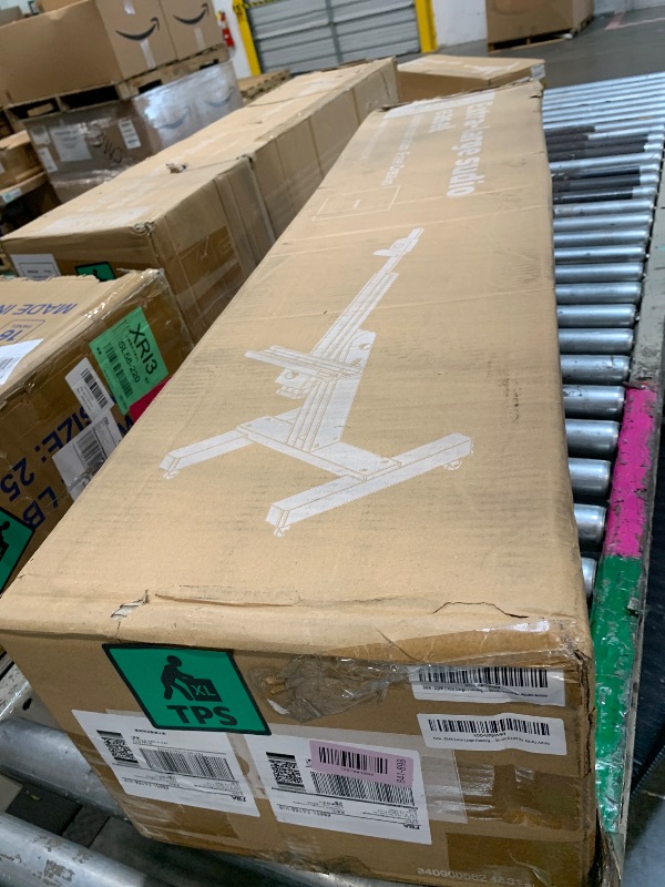 Photo 1 of ** FACTORY SEALED** DJAR Extra-Large Studio Easel, Adjustable Beech Wood Art Easel for Painting, Holds Canvas up to 71", Movable & Tilting Heavy-Duty Painting Stand for Artists, Adults, Walnut