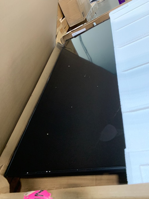 Photo 1 of ** DAMAGED MAJOR**  *** ONLY PARTS** NO RETURNS FINAL SALE** Samsung 55-Inch Class QLED Q7F Series Samsung Vision AI Smart TV (2025 Model, 55Q7F) Quantum HDR, Object Tracking Sound Lite, Q4 AI Gen1 Processor, 4K upscaling, Gaming Hub, Alexa Built-in