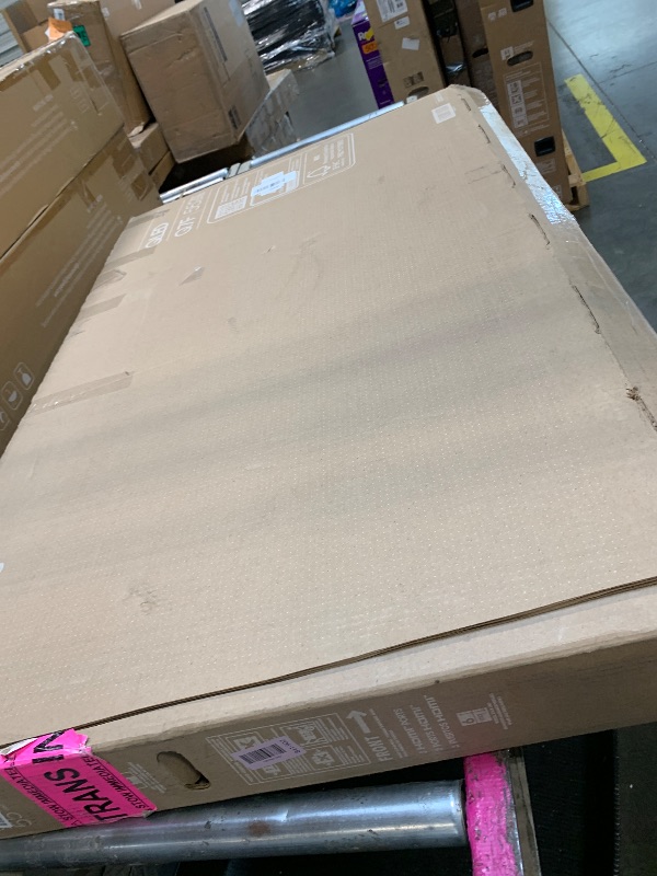 Photo 1 of ** DAMAGED MAJOR**  *** ONLY PARTS** NO RETURNS FINAL SALE** Samsung 55-Inch Class QLED Q7F Series Samsung Vision AI Smart TV (2025 Model, 55Q7F) Quantum HDR, Object Tracking Sound Lite, Q4 AI Gen1 Processor, 4K upscaling, Gaming Hub, Alexa Built-in