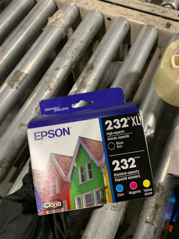 Photo 1 of ** USED** Epson 232 Claria Ink Standard Capacity Color Combo Pack (T232520-S) Works with Workforce WF-2930, 2950 and Expression XP-4200, 4205