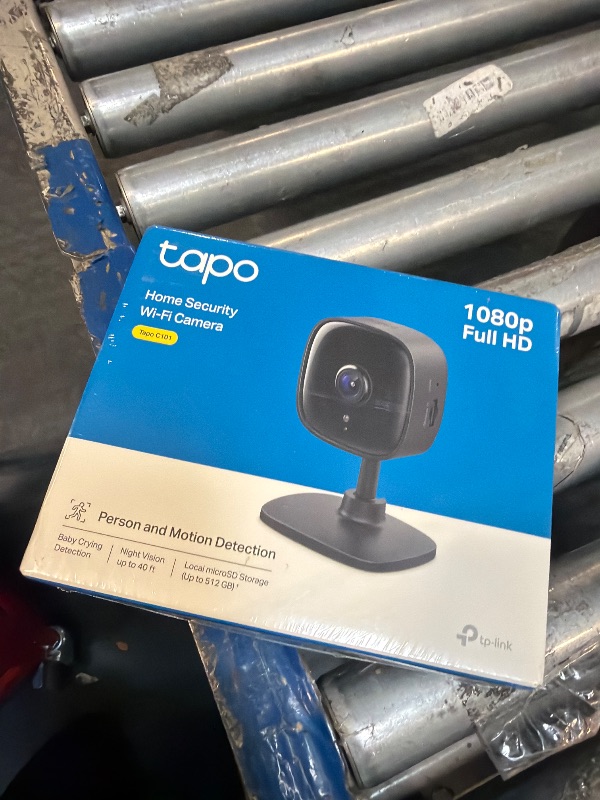 Photo 1 of ** FACTORY SEALED** Tapo 1080P Indoor Wired Security Camera - Works as a Baby Monitor & Pet Camera, Motion Detection, 2-Way Audio, Siren, Night Vision, Subscription-Free Local Storage or Optional Cloud, C101
